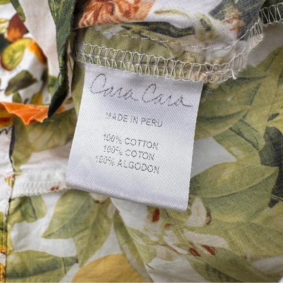 Cara Cara Goldie Fruit Print Cotton Poplin Romper Girls Kids Size 10 - Picture 4 of 5